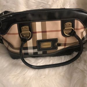 Burberry Blue Label Patent Bag